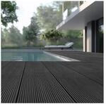 HOME DELUXE WPC Terrassendielen Komplettset (inkl. Unterkonstruktion) SAMANA -