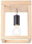 BRILLIANT Lampe, Nerea Deckenleuchte 1flg eiche ge&ouml;lt, Holz/Metall, 1x A60, E27,
