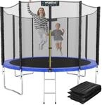 KINETIC SPORTS Trampolin Outdoor 'Salto Plus' &Oslash; 183/244/305/366/400/430/490 cm -
