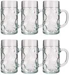Bierglas, Bierkrug, Ma&szlig;krug, Bierseidel 6er Set Biergl&auml;ser, ISAR - 0,5 Liter