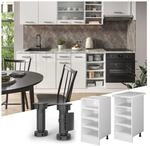 Vicco Regalunterschrank K&uuml;chenschrank K&uuml;chenzeile R-Line 40 cm Wei&szlig; F&auml;cher