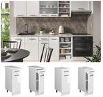 Vicco Schubunterschrank K&uuml;chenschrank K&uuml;chenzeile R-Line 30 cm Wei&szlig; T&uuml;r Schublade