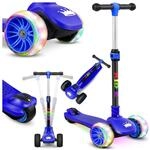 KIDIZ&reg; Roller Kinder Scooter X-Pro2 Dreiradscooter mit PU LED Leuchtenden R&auml;der