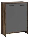 byLIVING Schuhschrank BEN, Breite 63 cm, Old Wood (Altholz-Optik)/anthrazit