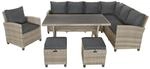bellavista - Home & Garden&reg; Polyrattangruppe "Prato" grau