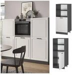 Vicco Backofenumbauschrank K&uuml;chenschrank K&uuml;chenzeile R-Line Landhaus 60 cm