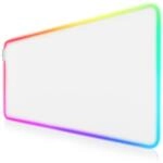TITANWOLF - RGB Gaming Mauspad - LED Schreibtischunterlage - 900x400 mm &Uuml;bergr&ouml;&szlig;e