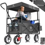 KESSER&reg; Bollerwagen faltbar mit Dach Handwagen Transportkarre Ger&auml;tewagen inkl. 2