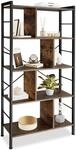 tectake&reg; Regal, Industrial Style, mit 4 Ebenen und 8 F&auml;chern, inklusive Kippschutz,