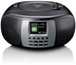 Lenco Tragbares DAB+/FM-Radio mit Bluetooth&reg; CD-Player und gro&szlig;em LCD-Farbdisplay