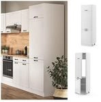Vicco K&uuml;hlumbauschrank 60 cm Wei&szlig; K&uuml;chenschrank Unterschrank K&uuml;chenzeile R-Line