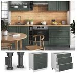 Vicco Schubladenunterschrank K&uuml;chenschrank K&uuml;chenm&ouml;bel Fame-Line Landhaus Wei&szlig;
