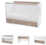 Lorelli Babybett Dream 70 x 140 cm umbaubar Kinderbett Schaukelbett Schreibtisch