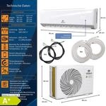 Veska Klimaanlage Set Split inkl. komplettem Montagematerial
