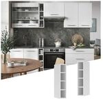 Vicco Regalh&auml;ngeschrank K&uuml;chenschrank K&uuml;chenm&ouml;bel Fame-Line Wei&szlig; 15 cm modern