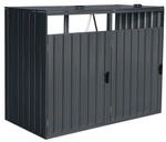 HOME DELUXE M&uuml;lltonnenbox zweit&uuml;rig CUBO - 2x 240L