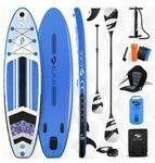 Stand Up Paddle Board "AUKAI Pro" mit Kajak-Sitz blau