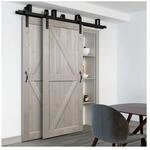 HOME DELUXE Doppelholzschiebet&uuml;r SOLIA &ndash; 205 x 90 cm