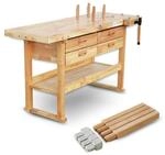 BAMATO Hobelbank WORK-1640 aus Massivholz