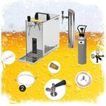 Untertheken Komplett Set - Zapfanlage, Bierzapfanlage, Bierkoffer, Durchlaufk&uuml;hler