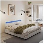 HOME DELUXE Familienbett mit Schubladen NUBE - 270 x 200 cm mit Matratze Wei&szlig;