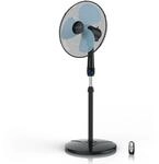 Brandson Standventilator mit Fernbedienung 50W, leise, Ventilator h&ouml;henverstellbar,
