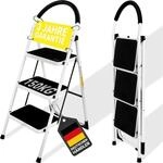 Craftfull Klapptritt CF-130A, 2-5 Stufen, Anti-Rutsch-Tritffl&auml;chen,