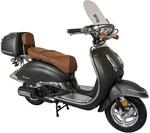 Alpha Motors Mofaroller Retro Firenze Limited 50 ccm 25 km/h EURO 5 mattschwarz
