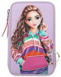 Depesche 3-Fach Federtasche mit Stifte TOPModel 20,5 x 14,3 cm