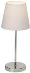BRILLIANT Lampe Kasha Tischleuchte Touchschalter chrom/wei&szlig; 1x D45, E14, 40W,