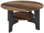 byLIVING Couchtisch JONNY, Breite 80 cm, Old Wood (Altholz-Optik)/anthrazit