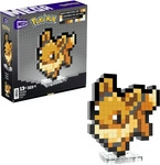 Mattel HTH78 - Mega - Pok&eacute;mon - Evoli Pixel Art Bauset, 323 Teile