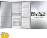 PKM K&uuml;hlgefrierkombination KHKG117ES Silber, 117 L &ndash; 4-Sterne-Gefrierfach, LED, 39