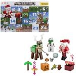 Mattel HXM86 - Minecraft - Adventskalender mit 24 &Uuml;berraschungen - 3 Actionfiguren