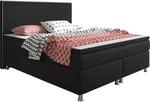 Inter Trading Boxspringbett King Size 180 x 200 cm Schwarz - versch. Farben