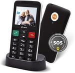 Komfort-Mobiltelefon LUX Gro&szlig;tasten 2,4" Farbdisplay SOS-Taste Dual-SIM Kamera