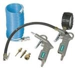 Aircraft Druckluftset 6-tlg. / Set mit Ausblaspistole Reifenf&uuml;llmessger&auml;t