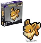 Mattel HTH78 - Mega - Pok&eacute;mon - Evoli Pixel Art Bauset, 323 Teile