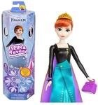 Mattel HXD27 - Disney Frozen - Spin & Reveal - Die Eisk&ouml;nigin: Anna Puppe mit