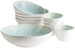 M&auml;ser Salatsch&uuml;ssel-Set, Steinzeug Frozen