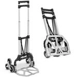 Juskys Treppensackkarre klappbar & bis 80 kg - Alu Mini Sackkarre f&uuml;r Treppen -