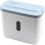 GENIE 440 X Aktenvernichter, 4 Blatt, Partikelschnitt wei&szlig;/blau