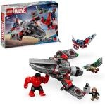 LEGO&reg; Marvel Showdown zwischen Captain America und Red Hulk