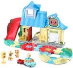 VTech CoComelon Tut Tut Baby Flitzer JJs Spielhaus Lernset mit Auto und Tieren