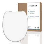 SCH&Uuml;TTE Duroplast WC-Sitz WHITE, mit Absenkautomatik