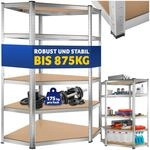 tectake&reg; Schwerlastregal, in verschiedenen Ausf&uuml;hrungen, belastbare,