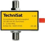TechniSat D&auml;mpfungsglied einstellbar (mit F-Kupplung) silber