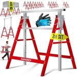 MASKO&reg; Teleskop-Arbeitsbock Untergestell Klappbock max. Belastbarkeit 200 kg 