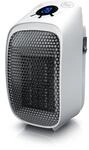 Brandson Steckdosen Heizl&uuml;fter 400W, Mini Keramik Heizung, Digitalanzeige,