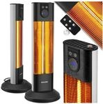 tectake&reg; Infrarotheizstrahler, 3 Leistungsstufen 500, 1000 und 1500 W,